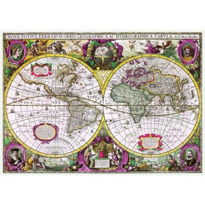 Casse-Tête / 2000 mcx : Carte de la Terre, 1630